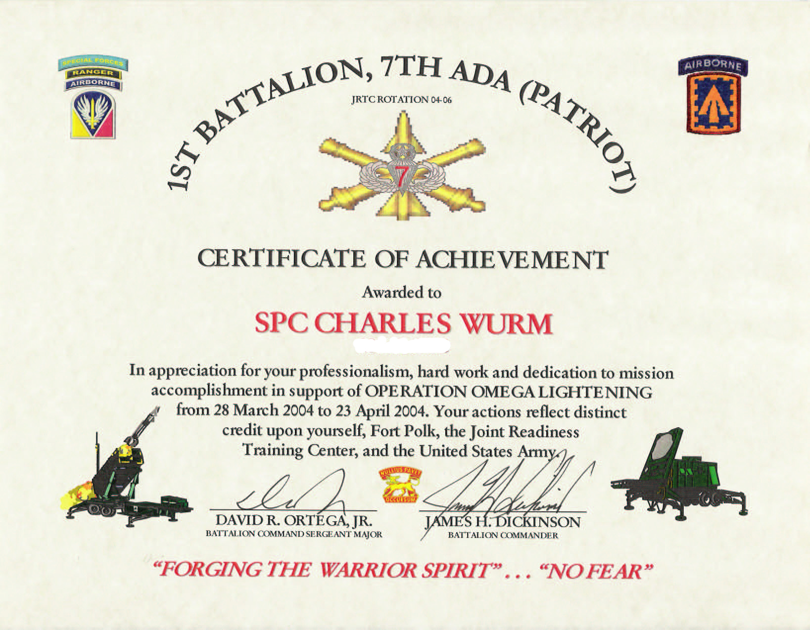 Education / Awards With Regard To Army Certificate Of Completion Template